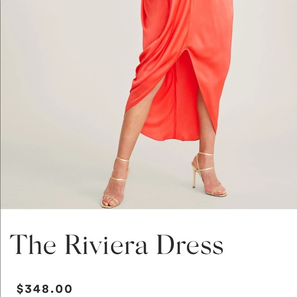 HATCH The Riviera Dress in Papaya New with Tags - Picture 12 of 14